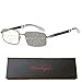 WEARKAPER Progressive Multifocal Glasses Transition Sun Readers Photochromic Reading Glasses Men (1.50X, Gray)