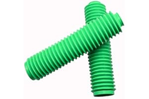 NEWLAND2019 Motorcycle Front Shock 40mm Fork Rubber Boots Dust Jacket Cover For Honda Kawasaki Suzuki Yamaha Universal Dirt Bike Off-Road Custom (Green)