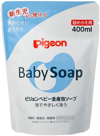 Amazon ピジョン ベビー全身泡ソープ 詰めかえ用 400ml ベビーソープ 通販