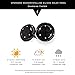 Loren Solar Ground Lights Outdoor,Solar Disk Lights,Waterproof,Solar Garden Lights for Pathway Lawn Yard Roads Walkway Driveway - Cold White (Only 4 Pack LED lights with 10 LED bulbs for each light)