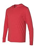 Next Level Apparel 6021 Unisex Tri-Blend Long-Sleeve Hoody - Vintage Red, Extra Large