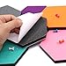Omitfu Set of 6 Hexagon Felt Pin Board Self Adhesive Bulletin Memo Photo Boards Colorful Foam Wall Decorative Tiles with 6 Pushpins - 5.5 x 5 x 0.5 inches (6pc-A)