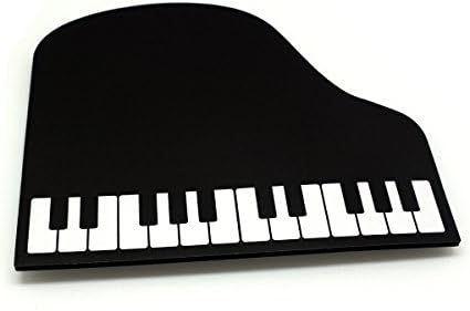OPOCC Triangle piano shaped mouse pad Gaming Mouse Mat games, office,Piano Keyboard - Non-slip Rubber Mousepad, Gaming Mouse Pad