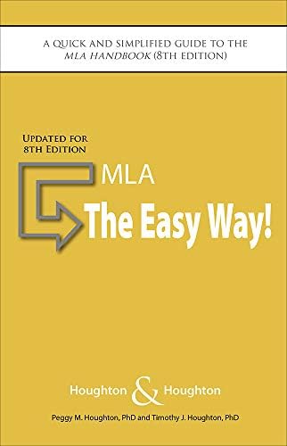 MLA Handbook: The Modern Language Association of America