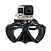 TELESIN Diving Glasses Mask Case Swimming Goggles for GoPro Hero 2018 Hero 6 Hero 5 Black Hero 4 Hero 3+ Session Fusion Xiaomi Yi 4K Sport Cameras Underwater Accessories (Black)