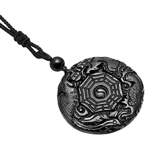 KYEYGWO Tropfenform Anhänger - Edelstein Halskette Für Reiki Und Heilung