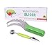 Watermelon Slicer Server Slice Right with Melon Baller and Fruit Carving Knife, KinHom Stainless Steel Faster Corer Cutter Tongs Scoop Tools Kitchen Gadgets for any Picnic or BBQ in Summer