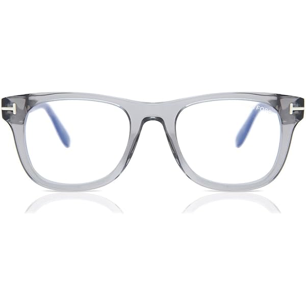 Amazon.com: Eyeglasses Tom Ford FT 5807 -B 020 Shiny Transp 