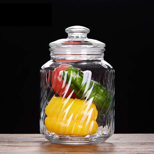 KITCHEN SHINE Glass Jars and Containers 2000 Ml Barni Kitchen Storage