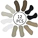 12 Pieces Heel Cushion Pads Heel Shoe Grips Liner Self-adhesive Shoe Insoles Foot Care Protector for Women High Heel Protection from Blisters