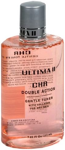 Ultima II CHR Gentle Toner, Double Action with Collagen for Dry Skin, 7.85 fl oz (232 ml)