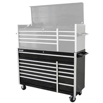 Amazon Com Excel Tb5607b Black 56 Inch Roller Metal Tool Cabinet
