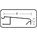 M-D Building Products 67109 72 in. Mill Aluminum Snap-on Sill Threshold Extender