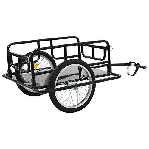 Foldable Cargo Bike Trailer Bicycle Cart Wagon