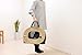 Necoichi Stress-Free Cat Travel Carrier Collapsible Gray White for 2 cats, for indoor cats small medium large cats(Beige)