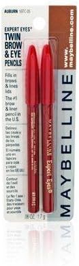 Maybelline Expert Eyes Twin Brow &amp; Eye Pencils, Auburn by Maybelline