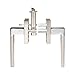 AVALON 0510 - Contemporary / Modern Door Handles / Levers (Privacy / Passage) - Satin Nickel - Polished Chrome Finish