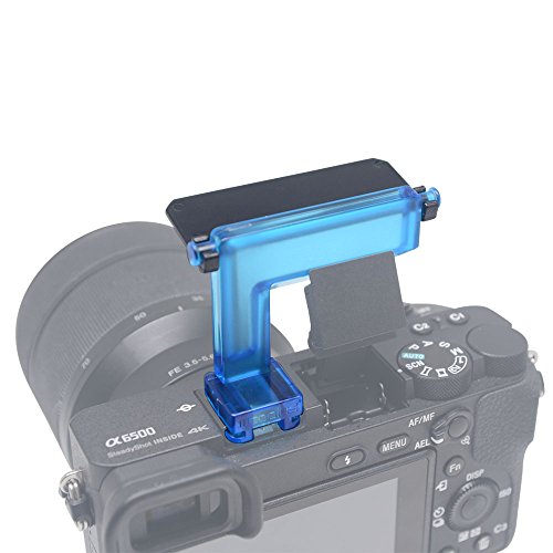Mcoplus Diffuser Flash Bounce Cards for Sony NeX 6 and Alpha A6000, A6300, A6400,A6500 Cameras