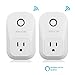 Smart Plug, Wahom Wi-Fi Plug Wireless Smart Socket Romote Control Your Devices from Anywhere, No Hub Required, Compatible with Alexa (2 Pack)