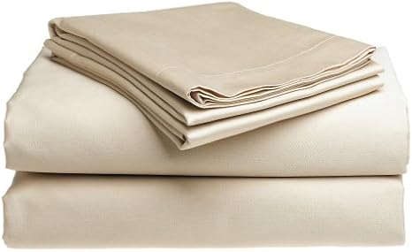 Amazon Com Pacific Coast Feather Sealy Best Fit 330 Thread Count Cotton Sateen Full Size Sheet Set Cappuccino Home Kitchen