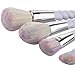 5 Piece Unicorn Rainbow Makeup Brush Set