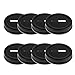 CHICTRY 8Pcs Coin Slot Bank Lid Inserts Stainless Steel Polished Rust Resistant Mason Jar Canning Jars Lid Change Bill Storage Jars Lid Black 70mm