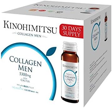 KINOHIMITSU J'Pan Collagen Men Drink 50ml x 16's -Kinohimitsu J'pan Collagen Men is The First Collagen Drink That is Designed to Satisfy The Specific Needs of Men's Skin
