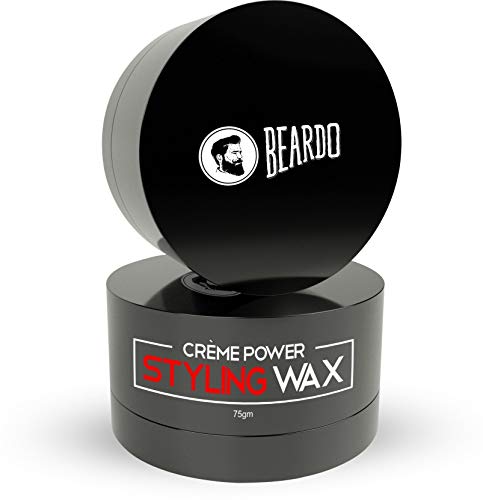 Beardo Strong Hold Hair Wax 75g Creme Power Hair Styling Wax