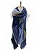 Cozy Checked Plaid Blanket Scarf - Soul Young Tartan Stylish Cape Wrap Shawl for Women and Men(One Size,Navy)