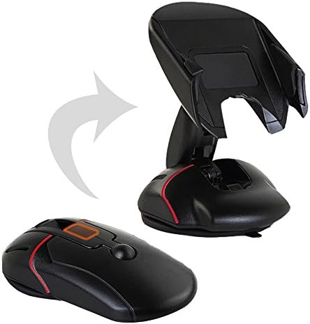 Car Phone Stand, YASOKO Car Phone Mount Novel Mouse-Shaped Holder One Touch Windshield Car Phone Cradle Desktop Cell Phone Holder For IPhone Samsung Smartphone