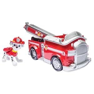Amazon.com: Paw Patrol Marshall's Fire Fightin' Truck/Rescue Marshall