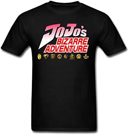 Lakerstar Men's Jojo Bizarre Adventure Logo Fashion T-Shirt