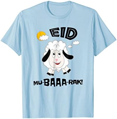 Mujahada ClothingMujahada Eid Mubarak Tee with Funny Sheep for Gift T-Shirt
