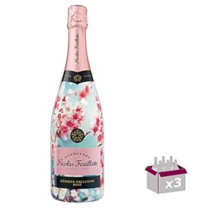 Champagner Nicolas Feuillatte – Rosé Limited Edition“Sakura“ – In Geschenkbox 3 * 75cl