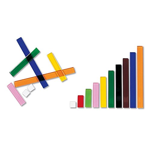 hand2mind Plastic Cuisenaire Rods Classroom Set, Math Manipulatives