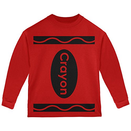 Halloween Crayon Costume Toddler Long Sleeve T Shirt