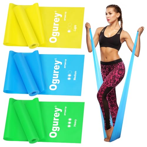 Widerstandsbänder, professionelle Übungsbänder, Physiotherapie-Bänder für Krafttraining, Yoga, Pilates, Stretching, Erholung, elastisches Stretchband für Workou