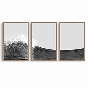 signwin 3 Piece Framed Canvas Wall Art Large...
