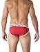 AUSSIEBUM Men's Underwear WJ Patriot Brief Wht-Ab Red L
