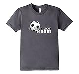 Kids It Just got Messi - Awesome soccer T-Shirt 12 Asphalt
