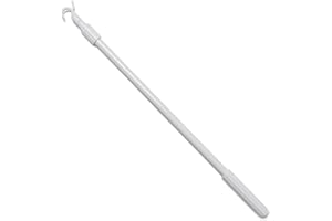 Keego Draw Rod for Cordless Window Blinds Down and Up Easy to Pull Pull Roller Blinds Rod for Window Shades Zebra Shades Cellular Shades 16 1/2-29 1/2 inches(White,1pc)