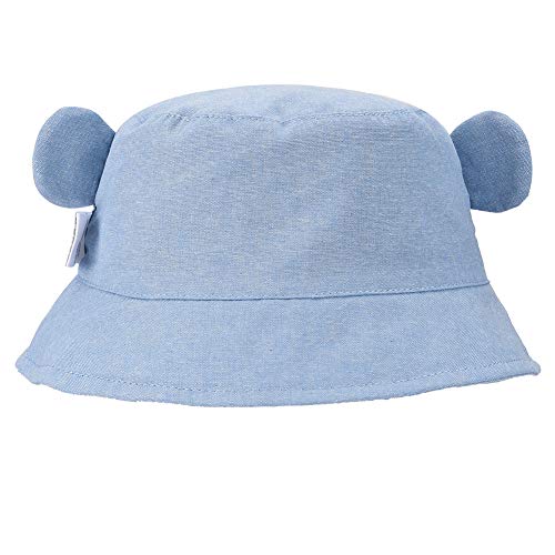 Baby Animal Sun Hat - Toddler Kids Boys Breathable Cartoon Summer Sun Protection Bucket Hat(Blue Monkey,52cm)