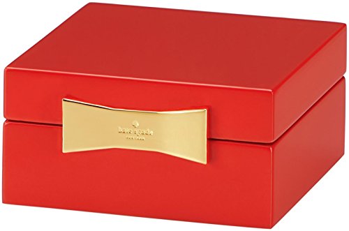 Kate Spade New York Garden Drive Square Jewelry Box, Red