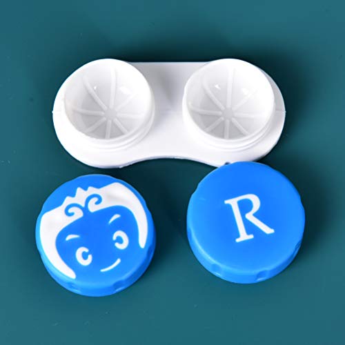 Lannmart 1set Travel Glasses Contact Lenses Box 6.5 x 4 x2cm Contact Lens Case for Eyes Care Kit Holder Container Gift