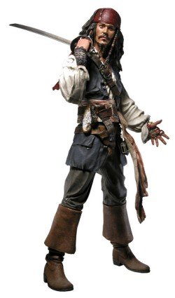 Pirates of the caribbean jack sparrow 18" action figure