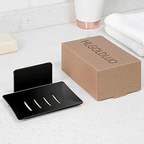 CHRUNONE SelfAdhesive Soap Dish for Shower, Aluminum Bar Soap Holder
