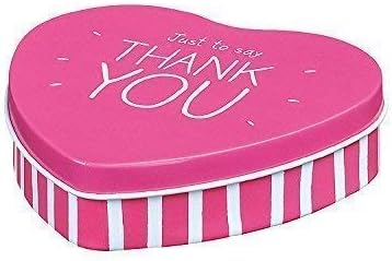 Happy Jackson - Small Heart - Treat/Trinket Tin - Just to Say Thank You