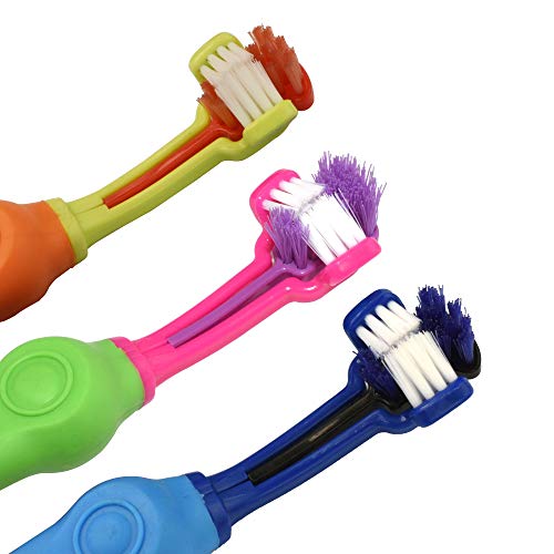 RosyLife Pet Dog Soft Toothbrush Dog Toothbrush Finger Toothbrush pet Toothbrush Small to Large Dogs (9 pcs-YGB) - Thumbnail 3
