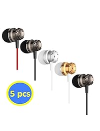 geeboy Wholesale 5 Pack Auriculares Micrófono 3.5 mm Electronics Diadema (Auriculares auriculares micrófono), MP3 Walkman (5 colores)