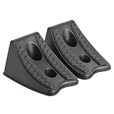 DEDC Heavy Duty Wheel Chocks for Caravan Car Wheel Stoppers (2pcs Wheel Chocks)